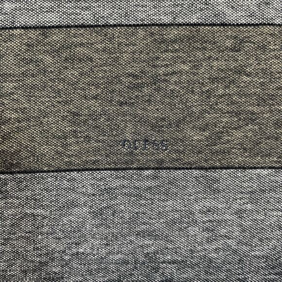 Guess Classic Sportswear Polo Men’s XL Gray Striped Casual Shirt - Picture 3 of 11